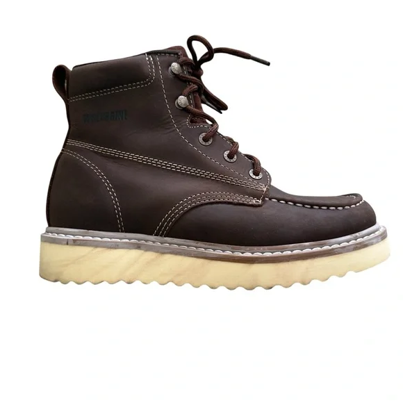 Wolverine Men's Loader Wedge Boots Dark Brown Leather Size 8 1/2 Medium Width - Picture 4 of 14